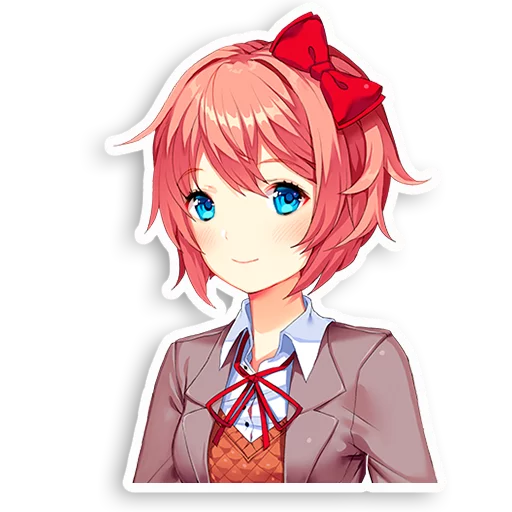 Эмодзи DDLC Sayori