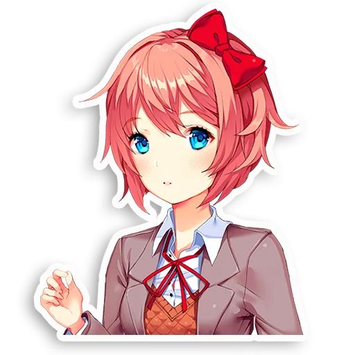 Эмодзи DDLC Sayori