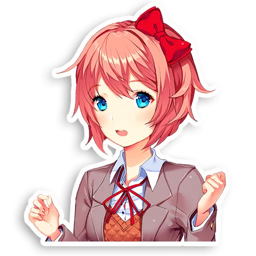 Эмодзи DDLC Sayori