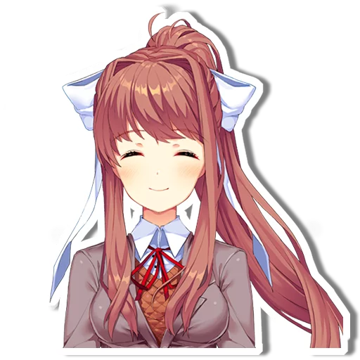 Эмодзи DDLC Monika