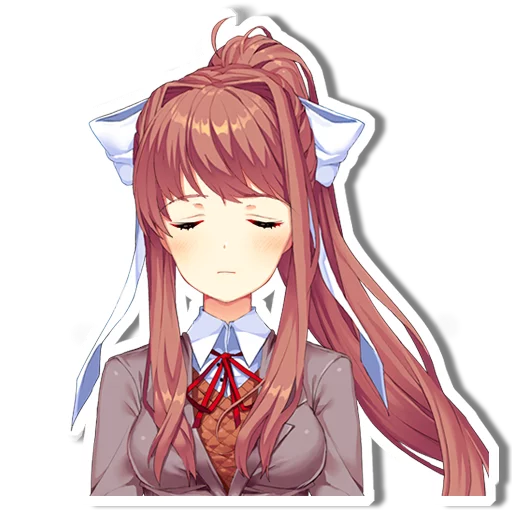 Эмодзи DDLC Monika