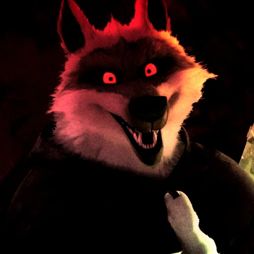 Эмодзи death the big wolf