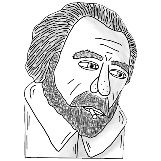 Эмодзи Чарльз Буковски ( )