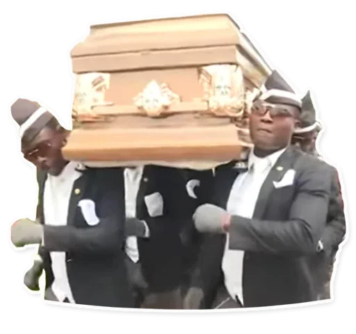 Эмодзи Dancing Coffin