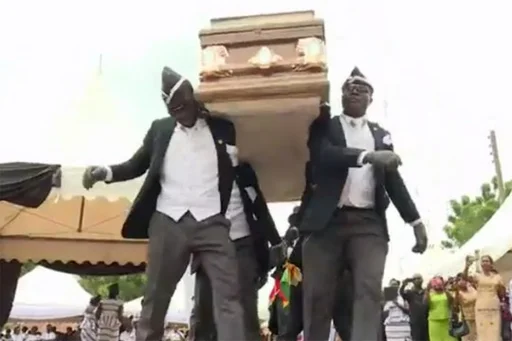 Эмодзи Dancing Coffin
