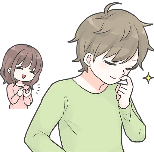 Эмодзи Ты и я