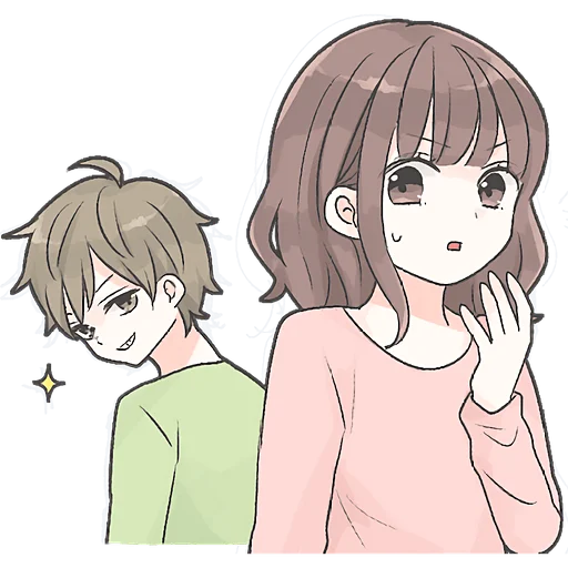 Эмодзи Ты и я