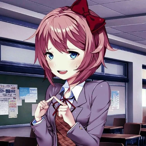 Эмодзи Doki Doki Literature Club