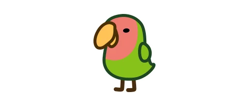 Эмодзи Deformed Parrot