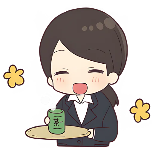 Эмодзи Деловая-тян