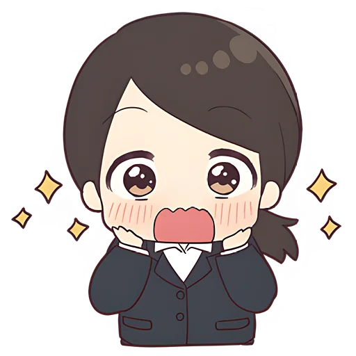 Эмодзи Деловая-тян