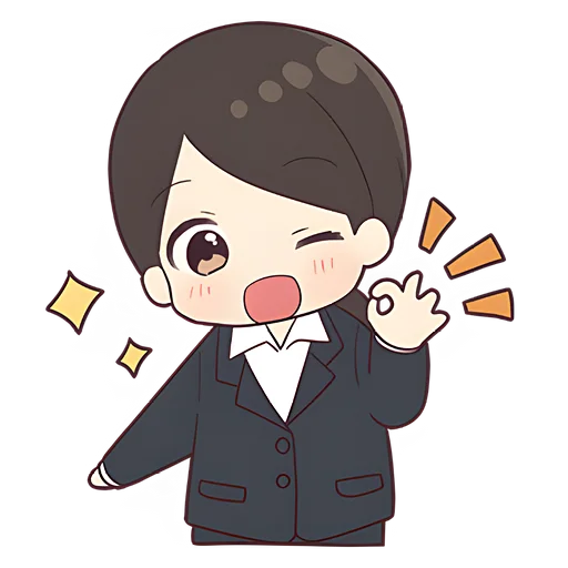 Эмодзи Деловая-тян