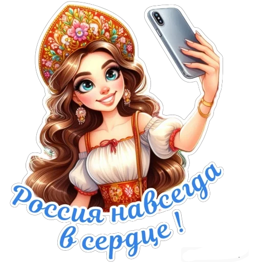 Эмодзи День России