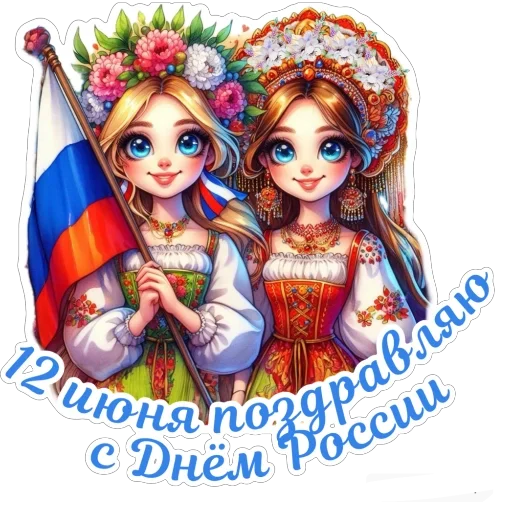 Эмодзи День России
