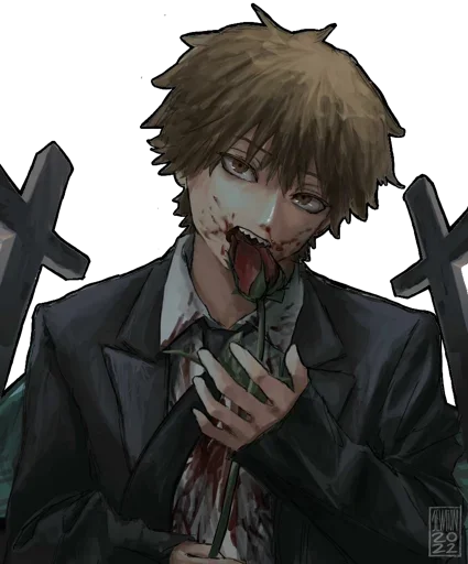 Эмодзи Denji Chainsaw Man