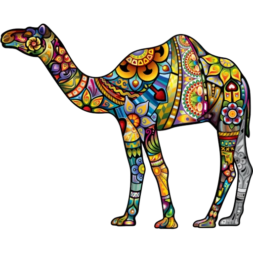 Эмодзи Camels ਬੋਤੇ