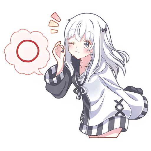 Эмодзи Девочка Инь-Янь