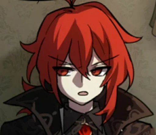 Эмодзи Diluc and Zhongli