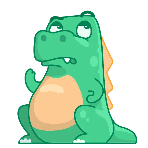 Эмодзи Dino Wa