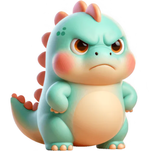 Эмодзи Милый Дино