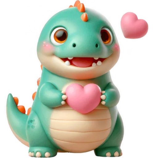 Эмодзи Милый Дино