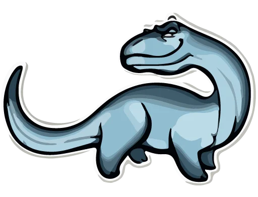 Эмодзи Diplodocus Ray