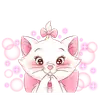 Эмодзи Disney's Marie Girly