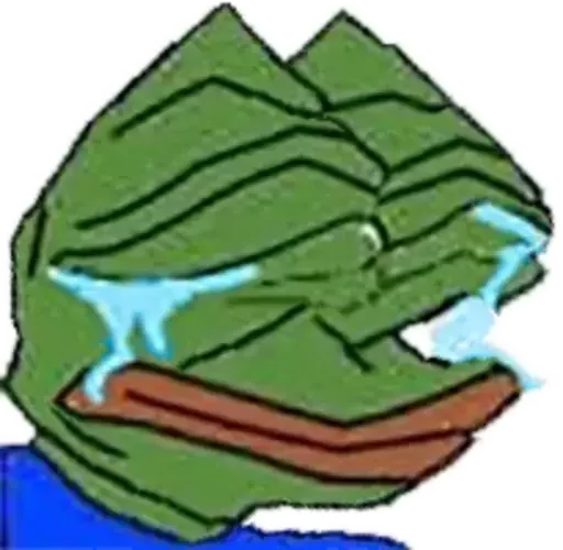 Эмодзи Distortion Pepe
