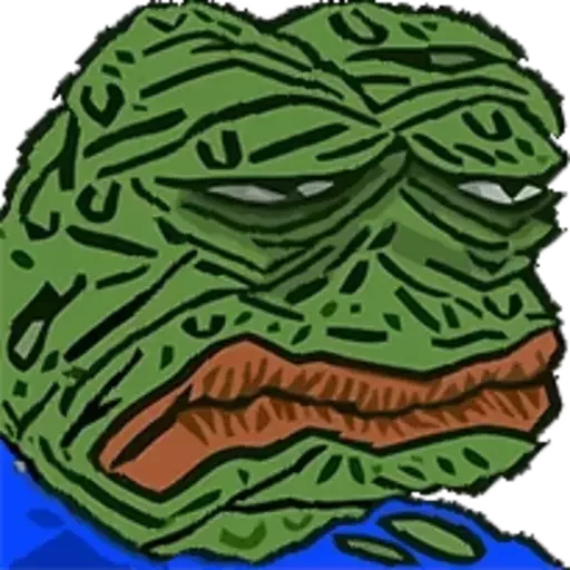 Эмодзи Distortion Pepe