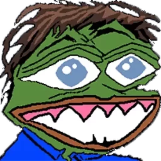 Эмодзи Distortion Pepe