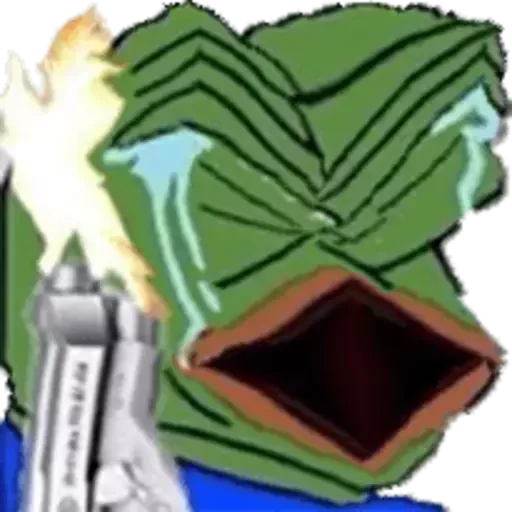 Эмодзи Distortion Pepe