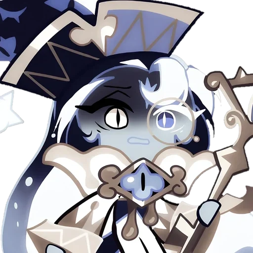 Эмодзи Shadow Milk Cookie