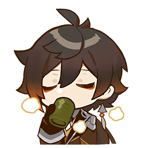 Эмодзи Genshin impact stickers chat