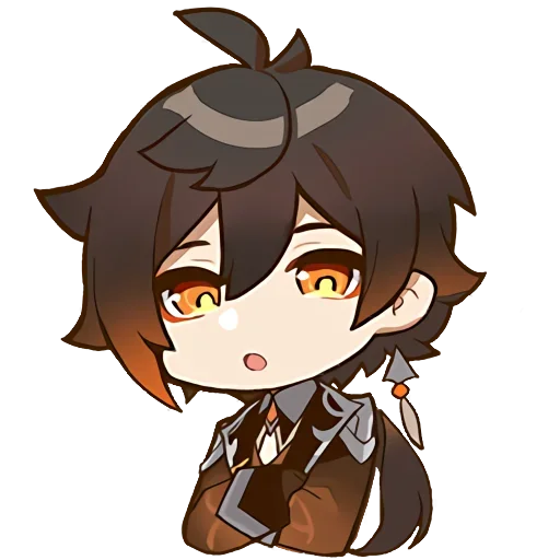 Эмодзи Genshin impact stickers chat