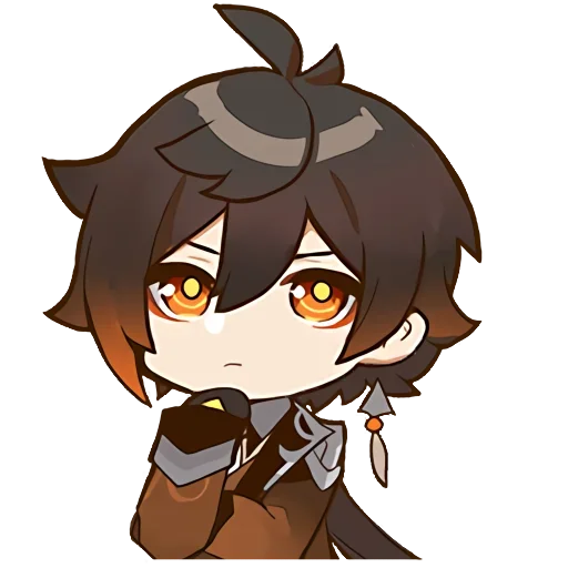 Эмодзи Genshin impact stickers chat