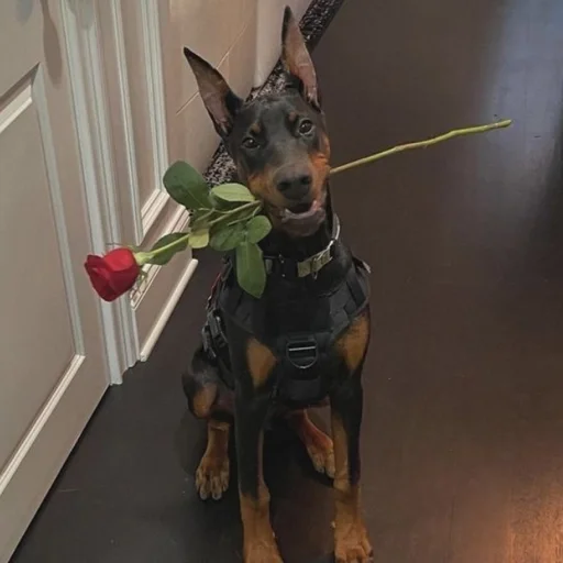 Эмодзи Доберман