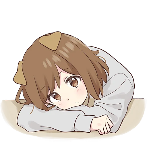 Эмодзи Собачка тян