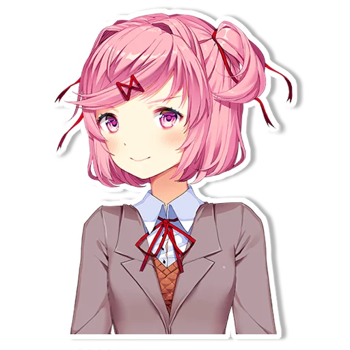 Эмодзи DDLC Natsuki