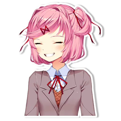 Эмодзи DDLC Natsuki