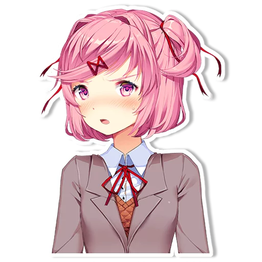 Эмодзи DDLC Natsuki