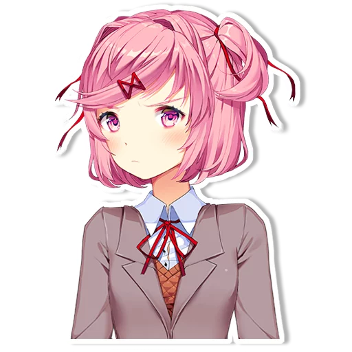 Эмодзи DDLC Natsuki