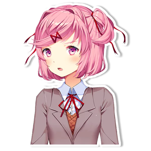 Эмодзи DDLC Natsuki