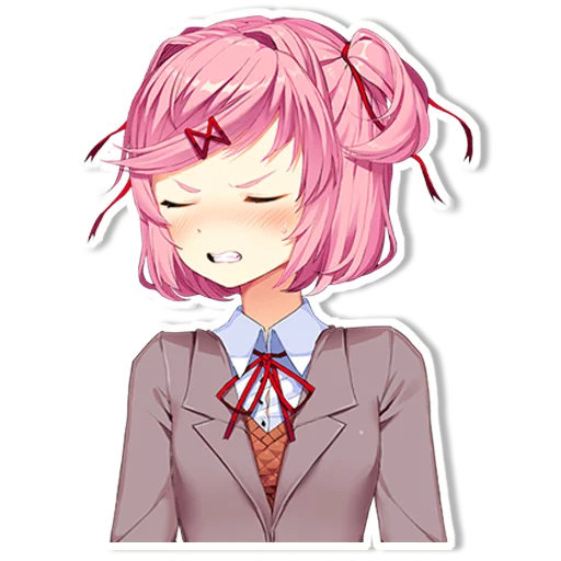 Эмодзи DDLC Natsuki