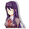 Эмодзи DDLC Yuri