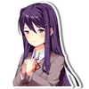 Эмодзи DDLC Yuri