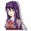 Эмодзи DDLC Yuri