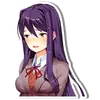 Эмодзи DDLC Yuri