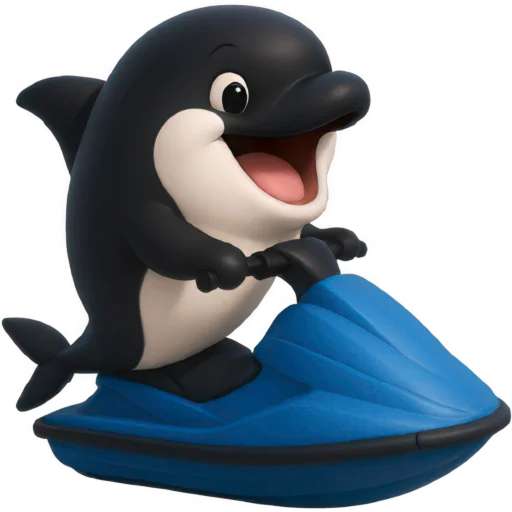 Эмодзи Милый дельфин