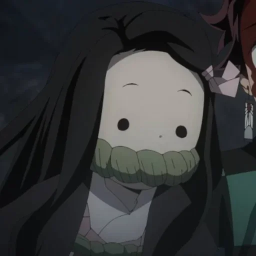 Эмодзи ♡ Мини Незуко ♡