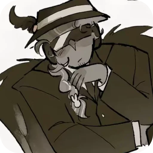 Эмодзи Double Fedora